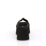 Noir 9 cm DEMONIA FUNN-15 mules plateforme de emo gothic