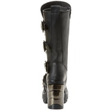 Noir 9 cm SINISTER-203 plateformes bottes  boucles pour femmes