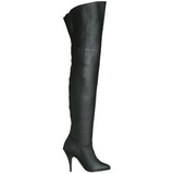 Noir Cuir 10,5 cm LEGEND-8868 bottes overknee femme