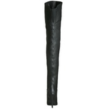 Noir Cuir 10,5 cm LEGEND-8868 bottes overknee femme