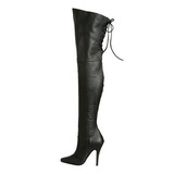 Noir Cuir 13 cm LEGEND-8899 bottes cuissardes hommes