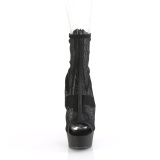 Noir Filet 15 cm Pleaser Plateforme Bottines