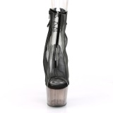 Noir Filet 18 cm Pleaser ADORE-1018MSHT Plateforme Bottines