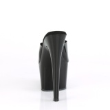 Noir Jelly-Like 18 cm ADORE-701N mules talons hauts de pole dance