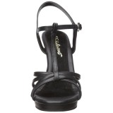 Noir Mat 12 cm FLAIR-420 Sandales Femme a Talon