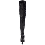 Noir Mat 13 cm ELECTRA-3000Z Bottes Cuissardes Talons Hauts