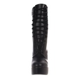 Noir Mat 13 cm Pleaser ELECTRA-1020 Plateforme Bottines