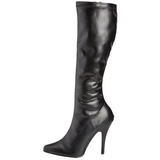 Noir Mat 13 cm SEDUCE-2000 Bottes Femmes pour Hommes