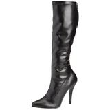 Noir Mat 13 cm SEDUCE-2000 Bottes Femmes pour Hommes