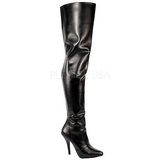 Noir Mat 13 cm SEDUCE-3010 bottes cuissardes hommes