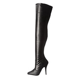 Noir Mat 13 cm SEDUCE-3010 bottes cuissardes hommes