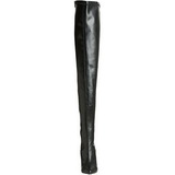 Noir Mat 13 cm SEDUCE-3063 bottes overknee femme