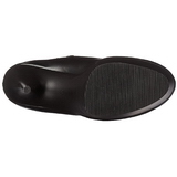 Noir Mat 15 cm DELIGHT-3050 Cuissardes Bottes Plateforme