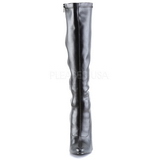 Noir Mat 15 cm DOMINA-2000 Bottes Femmes pour Hommes