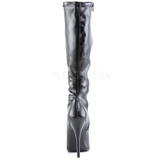 Noir Mat 15 cm DOMINA-2000 Bottes Femmes pour Hommes