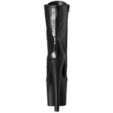 Noir Mat 18 cm XTREME-1020 bottines a plateforme pour femmes