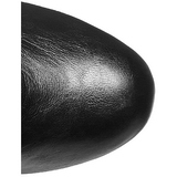 Noir Mat 18 cm XTREME-1020 bottines a plateforme pour femmes