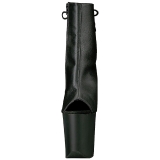 Noir Mat 20 cm Pleaser FLAMINGO-1018 Plateforme Bottines