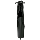 Noir Mat 20 cm Pleaser FLAMINGO-1018 Plateforme Bottines