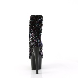 Noir Paillettes 18 cm Pleaser bottines talons hauts femme