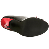 Noir Rouge 12,5 cm SEDUCE-216 Chaussures pour femmes a talon