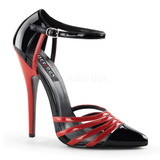 Noir Rouge 15 cm DOMINA-412 Chaussures pour femmes a talon