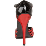 Noir Rouge 15 cm DOMINA-412 Chaussures pour femmes a talon