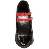 Noir Rouge 15 cm DOMINA-442 Chaussures pour femmes a talon