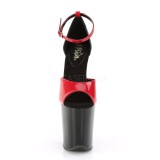 Noir Rouge 20 cm FLAMINGO-889 talons hauts pleaser plateforme