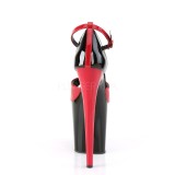 Noir Rouge 20 cm FLAMINGO-889 talons hauts pleaser plateforme
