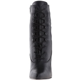 Noir Similicuir 10,5 cm VANITY-1020 Bottines Femmes pour Hommes