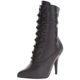 Noir Similicuir 10,5 cm VANITY-1020 Bottines Talons Hauts Femmes