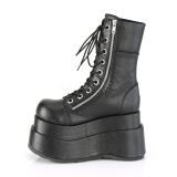 Noir Similicuir 11,5 cm BEAR-265 bottines demonia plateforme