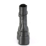 Noir Similicuir 11,5 cm BEAR-265 bottines demonia plateforme