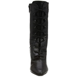 Noir Similicuir 13 cm SEDUCE-1020 Bottines Femmes pour Hommes