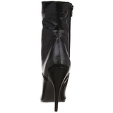 Noir Similicuir 13 cm SEDUCE-1020 Bottines Femmes pour Hommes