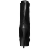 Noir Similicuir 15,5 cm DELIGHT-1020 Plateforme Bottines