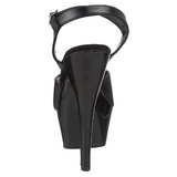 Noir Similicuir 15 cm Pleaser KISS-209 Plateforme Haut Talon