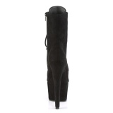 Noir Similicuir 18 cm ADORE-1020FS bottines femmes  lacets