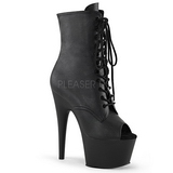 Noir Similicuir 18 cm ADORE-1021 bottines plateforme pour femmes