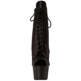 Noir Similicuir 18 cm ADORE-1021 bottines plateforme pour femmes