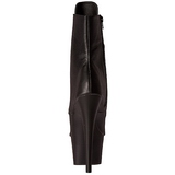 Noir Similicuir 18 cm ADORE-1021 bottines plateforme pour femmes