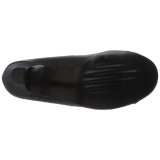 Noir Similicuir 7,5 cm JENNA-01 grande taille escarpins femmes