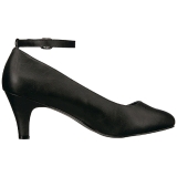 Noir Similicuir 8 cm DIVINE-431W Escarpins Talons Hauts Hommes