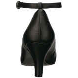 Noir Similicuir 8 cm DIVINE-431W Escarpins Talons Hauts Hommes