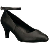 Noir Similicuir 8 cm DIVINE-431W Escarpins Talons Hauts Hommes