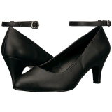 Noir Similicuir 8 cm DIVINE-431W Escarpins Talons Hauts Hommes