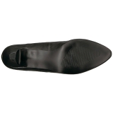Noir Similicuir 8 cm DIVINE-431W Escarpins Talons Hauts Hommes