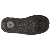 Noir Similicuir CREEPER-216 Chaussures Creepers Femmes Plateforme