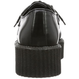 Noir Similicuir V-CREEPER-502 Chaussures Creepers Hommes Plateforme